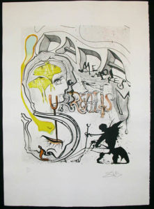 Salvador Dali - Memories of Surrealism Individual Photoliths - Angel of Dada Surrealism