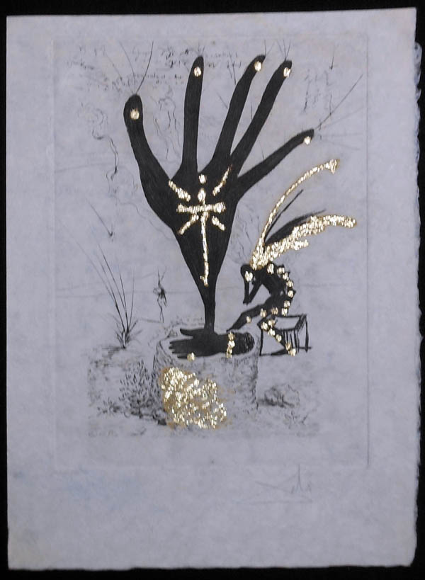 Salvador Dali - Les Amours Jaunes, The Golden Loves - Flower of Art