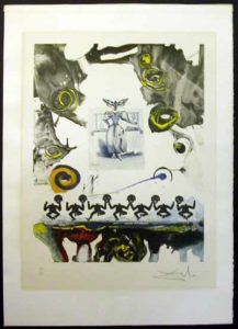 Salvador Dali - Memories of Surrealism Individual Photoliths - Surrealist Gastronomy
