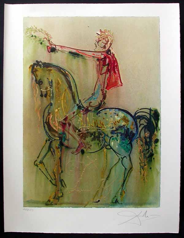 Salvador Dali - Dalinean Horses - Chevalier Roman