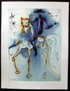 Salvador Dali - Dalinean Horses - Le picador