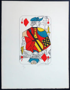 Salvador Dali - Playing Cards - Playing Cards Diamonds - Jack of Diamonds