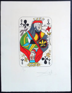 Salvador Dali - Playing Cards - Playing Cards Clubs - Queen of Clubs