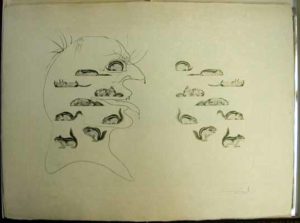 Salvador Dali - Dix Recettes d’Immortalite - L'homme ressuscxite par l'holographie de l'ecureuil