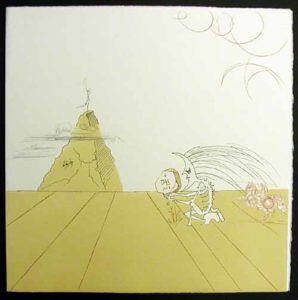 Salvador Dali - Neuf Paysages - Pysage Fossile Imaginaire