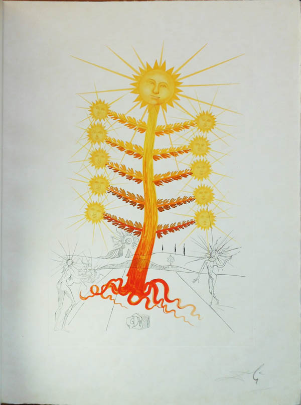 Salvador Dali - Flora Dalinae (FlorDali) - Helianthus Solifer(Soleil, Sun)