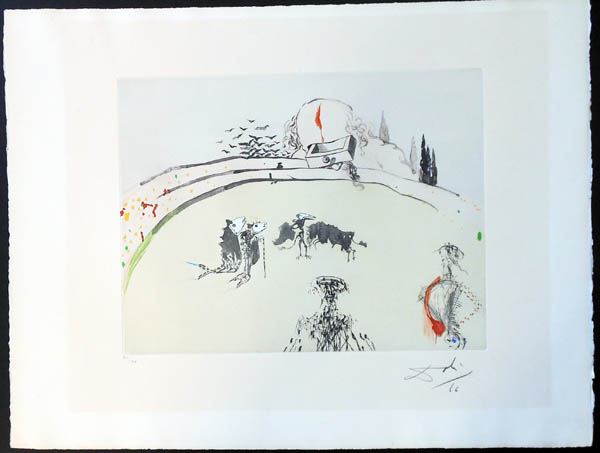 Salvador Dali Bullfight with Drawer is currently available.