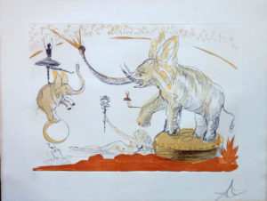 Salvador Dali - Le Cirque - Elephants