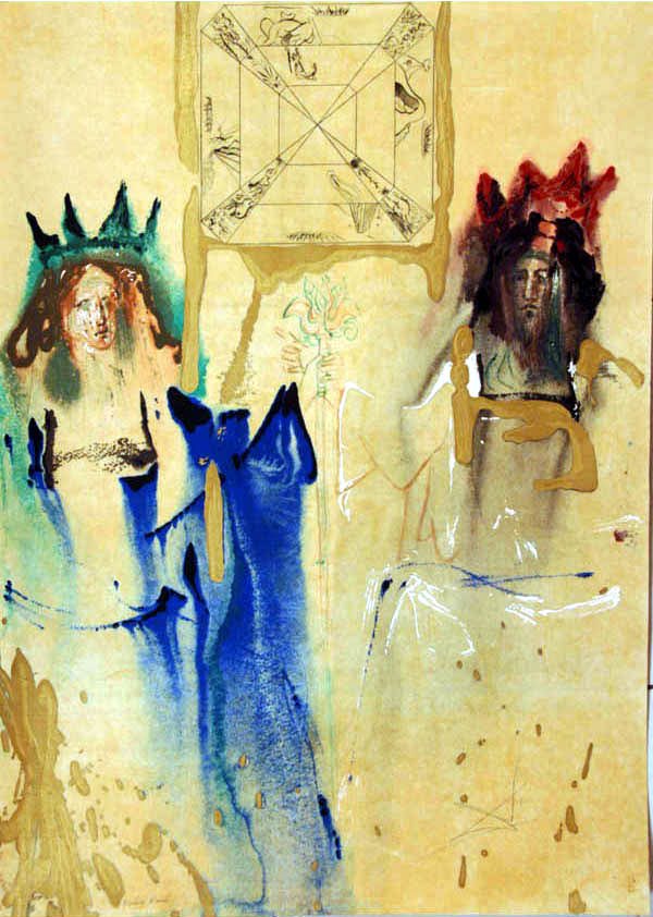 Salvador Dali - Alchimie des Philosophes - The The King and Queen