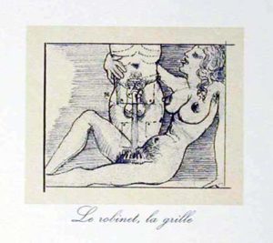 Salvador Dali - Les Metamorphoses Erotiques - Le vioinet