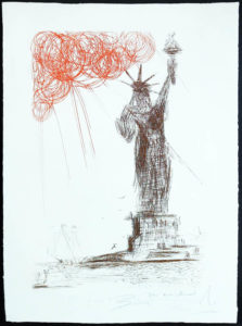 Salvador Dali - New York City - Statue of Liberty