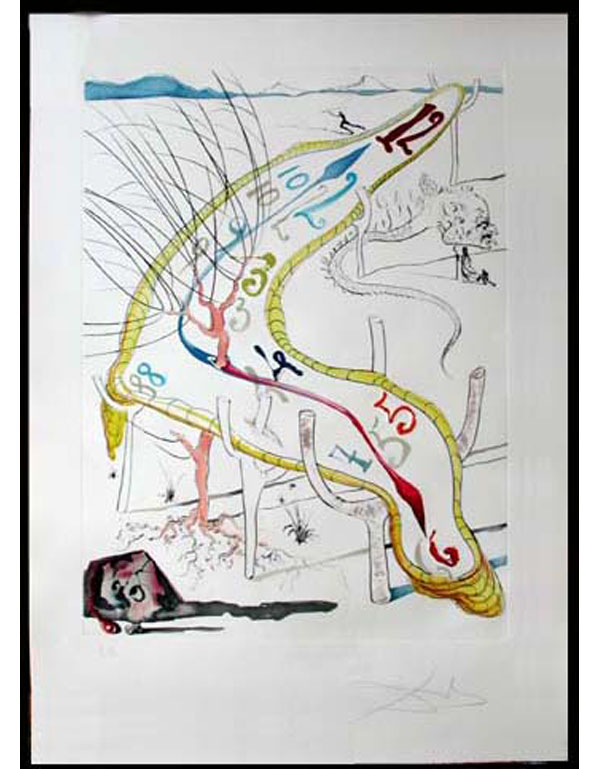 Salvador Dali - La Conquete du Cosmos I & II - The Frozen Watches of Space-Time