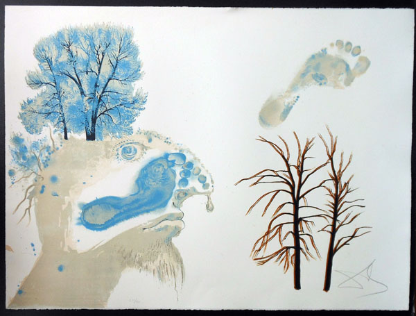 Salvador Dali - The Seasons, Les Saisons - Winter