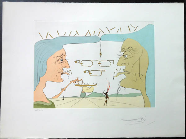 Salvador Dali - Hommage to Leonardo da Vinci - Wireless