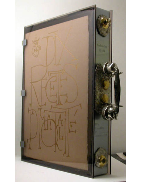 Salvador Dali - Dix Recettes d'Immortalite - Amazing Portfolio Box with Telephone
