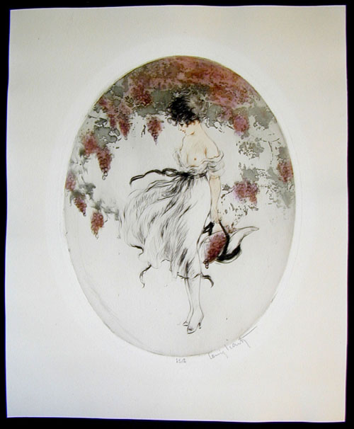 Louis Icart Autumn Bonnet