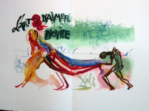 Salvador Dali - L’Art d’Aimer – Ovide - Double page lithograph (frontispiece)