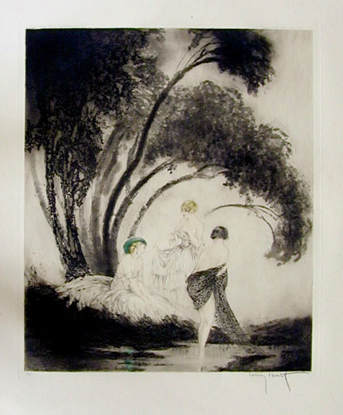 Louis Icart Bathers