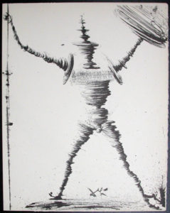 Salvador Dali - Don Quichotte de la Mancha, Book A – 1957 - Don Quichotte