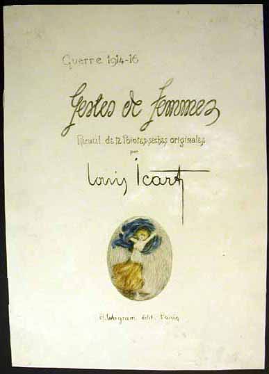 Louis Icart Gestes de Femmes