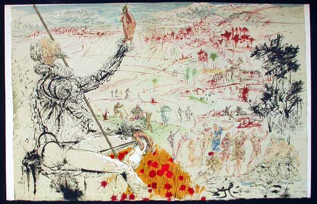 Salvador Dali - Pages choisies de Don Quichotte de la Mancha - The Golden Age