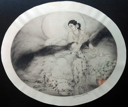 Louis Icart Lady of the Camilias
