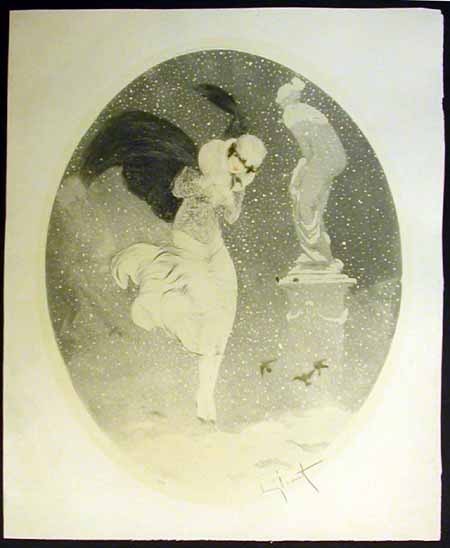 Louis Icart Snowstorm