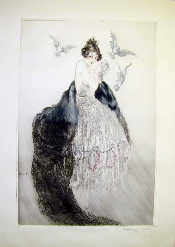 Louis Icart Sweet Caress