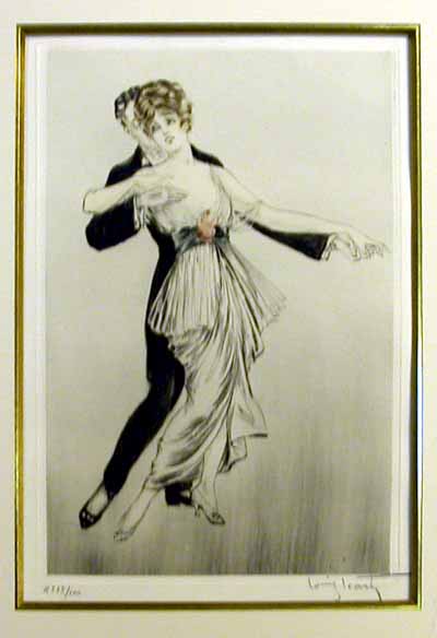 Louis Icart Tango Dancers I