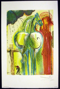 Salvador Dali - Les Chevaux de Dali - Woman Horse