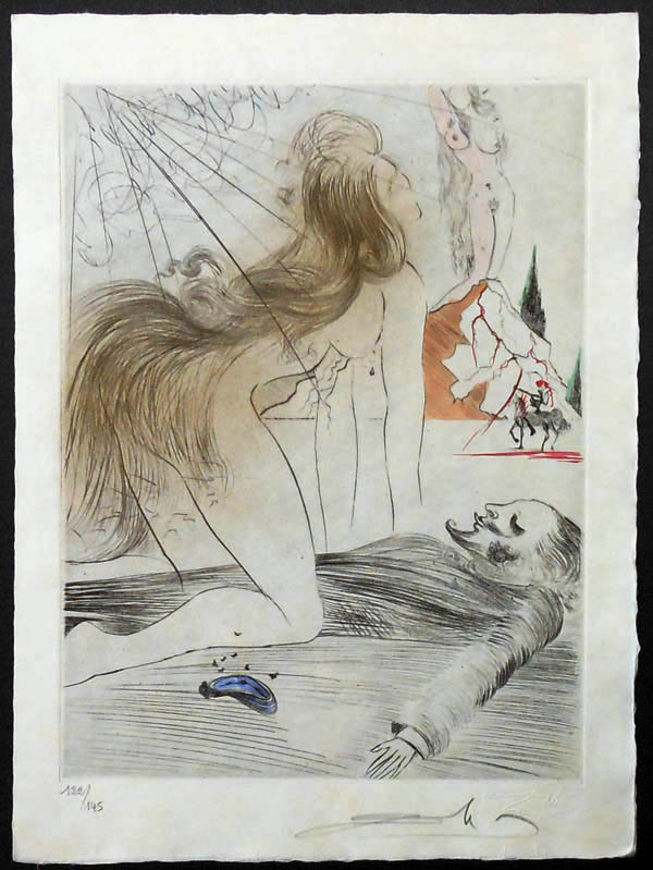 Salvador Dali - La Venus aux Fourrures - La Femme a Genou(The Kneeling Woman)
