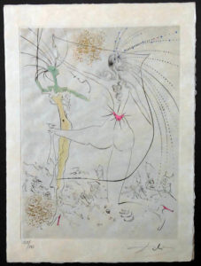 Salvador Dali - La Venus aux Fourrures - Les Fesses Piquantes (The Piquante Buttocks)