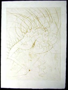 Salvador Dali - La Venus aux Fourrures - La Femme - Feuille(Lady - Leaf)
