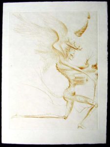 Salvador Dali - La Venus aux Fourrures - Le Demon Aile(The Winged Demon)