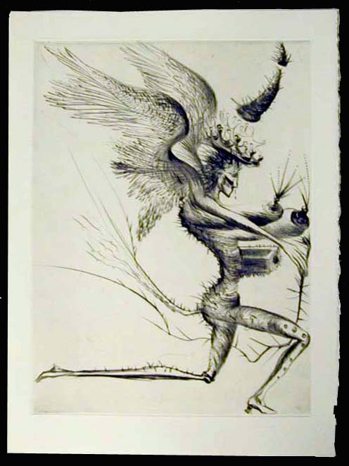 Salvador Dali - La Venus aux Fourrures - Le Demon Aile
(The Winged Demon)