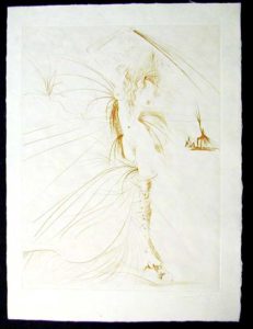 Salvador Dali - La Venus aux Fourrures - Les Aigrettes(The Plumes)